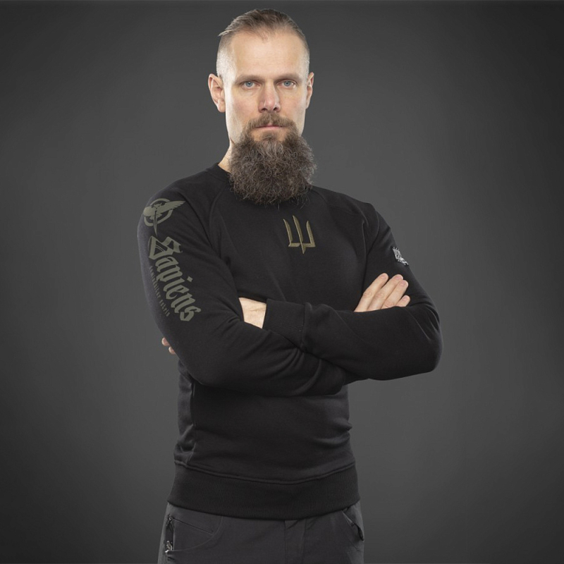 SVASTONE СВІТШОТ SDA BLACK