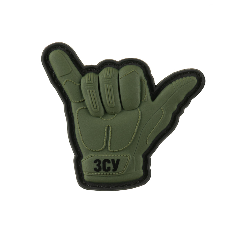 НАШИВКА SHAKA PVC OLIVE