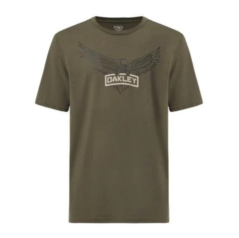 OAKLEY ФУТБОЛКА С ПРИНТОМ SI OAKLEY EAGLE TAB TEE TUNDRA FOA402827-86V