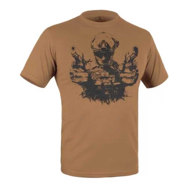 P1G-TAC ФУТБОЛКА З ПРИНТОМ GUNFIGHTER COYOTE BROWN UA281-29891-CB-GF