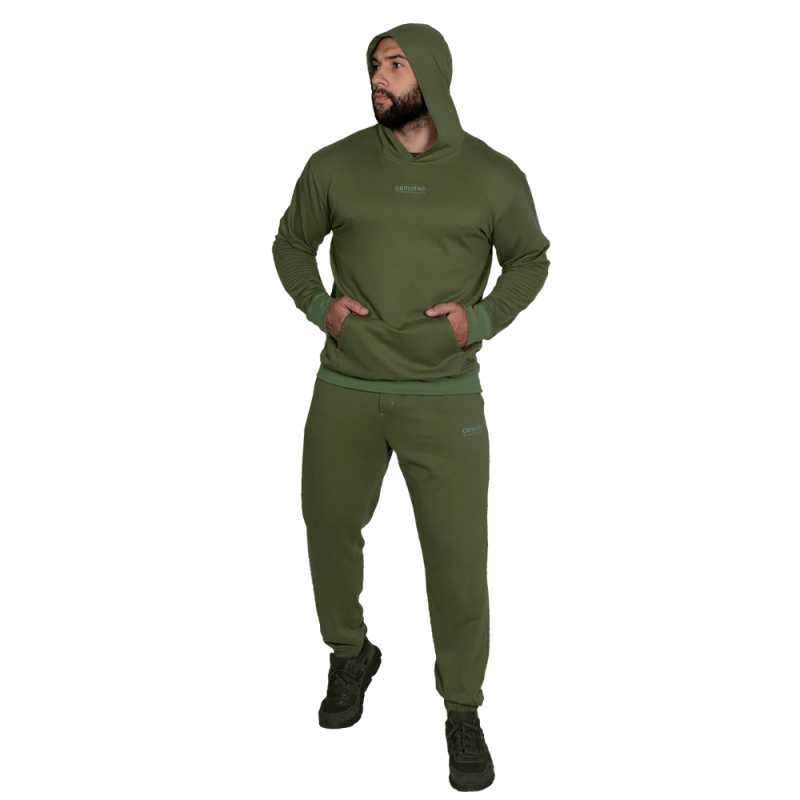 CAMO-TEC КОСТЮМ СПОРТИВНИЙ BASIC HOOD COTTON OLIVE 7383