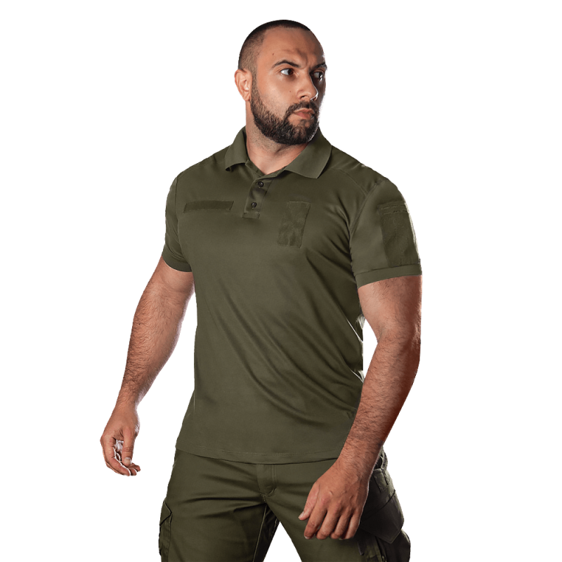 CAMO-TEC ПОЛО ARMY ID 2.0 COOLPASS PIQUE LT OLIVE 8082