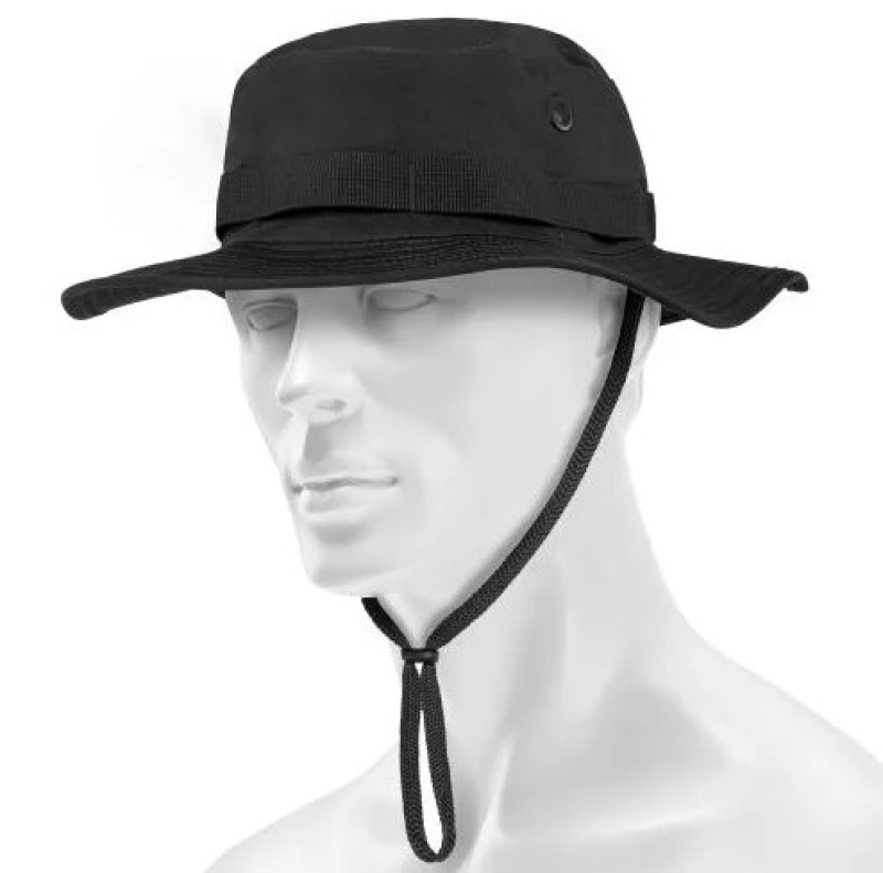 MIL-TEC ПАНАМА US GI TRILAMINAT BOONIE HAT BLACK 12326002