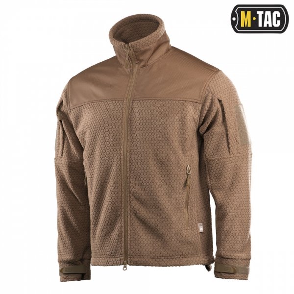 M-TAC КУРТКА HEXAGON ALPHA MICROFLEECE JACKET COYOTE
