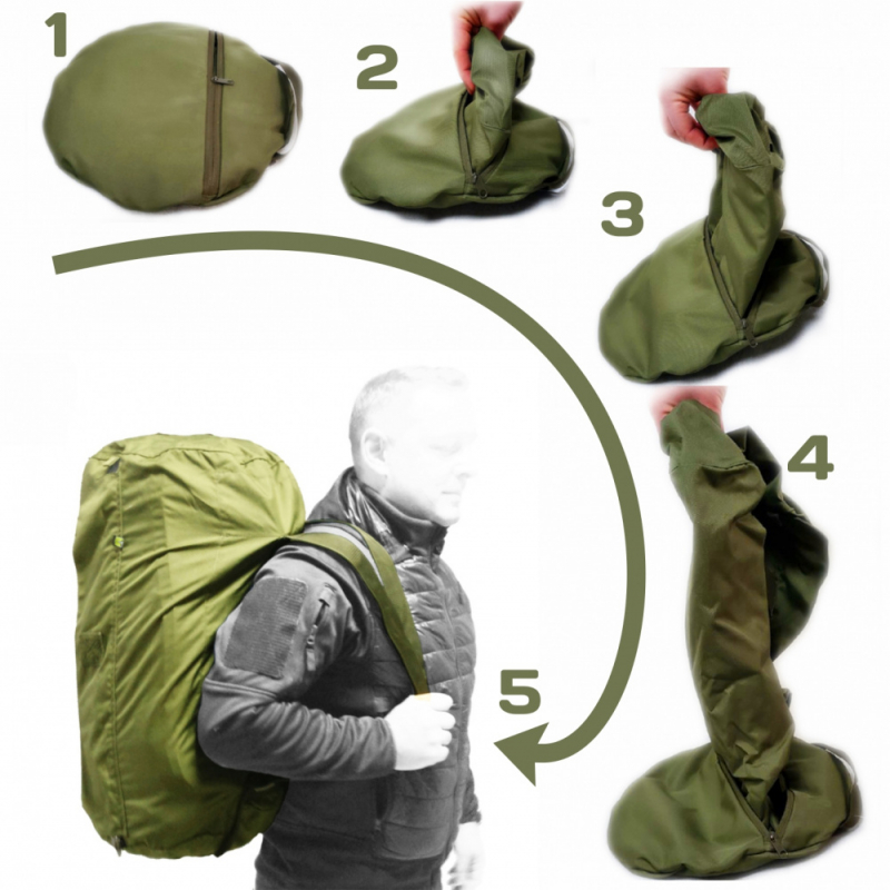 БАЛІСТИКА БАУЛ КОМПАКТ 60Л OXFORD 600D OLIVE