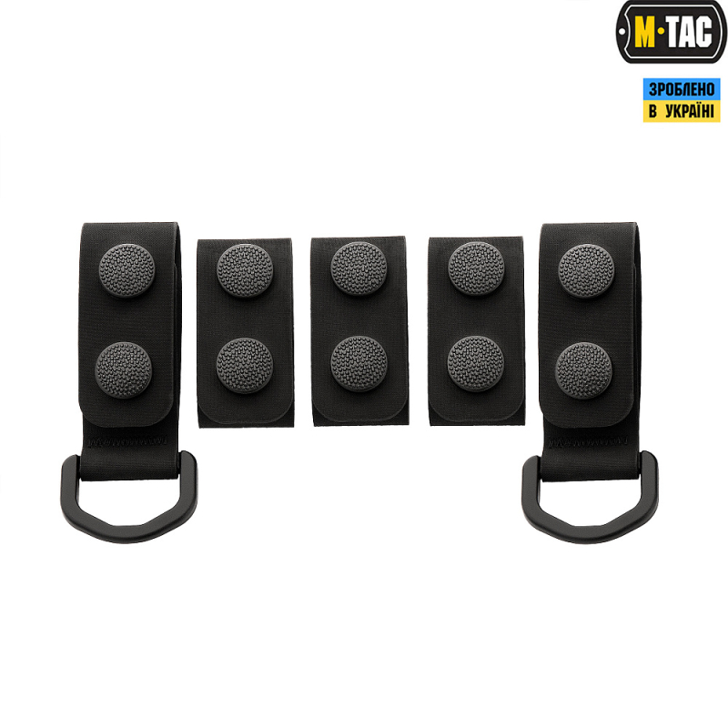 M-TAC КРЕПЛЕНИЯ НА ТАКТИЧЕСКИЙ РЕМЕНЬ (5 ШТ) BLACK