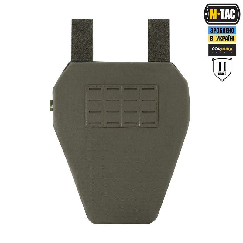 M-TAC ФАРТУК ПРОТИВООСКОЛОЧНЫЙ С БАЛЛИСТИЧЕСКИМ ПАКЕТОМ 2 КЛАСС (FMS) LASER CUT XL RANGER GREEN