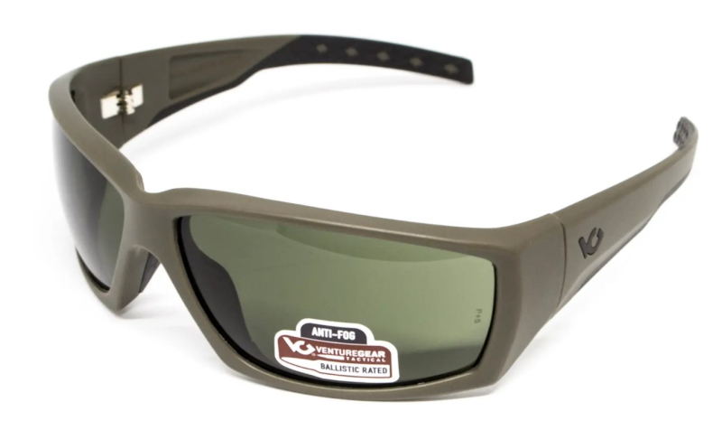 VENTURE GEAR TACTICAL ОКУЛЯРИ ЗАХИСНІ OVERWATCH GREEN ANTI-FOG VG-OVERGN-FGR1