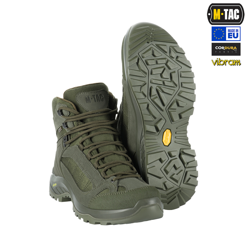 M-TAC БОТИНКИ ТАКТИЧЕСКИЕ ДЕМИСЕЗОННЫЕ PRO LINE RANGER GREEN