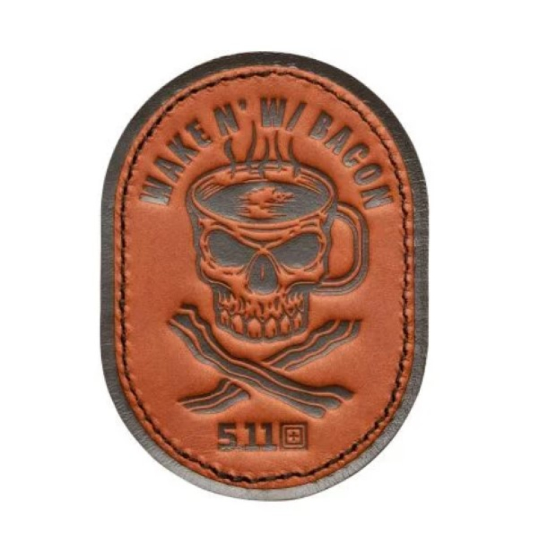 5.11 НАШИВКА WAKE N' WITH BACON PATCH 92004-108