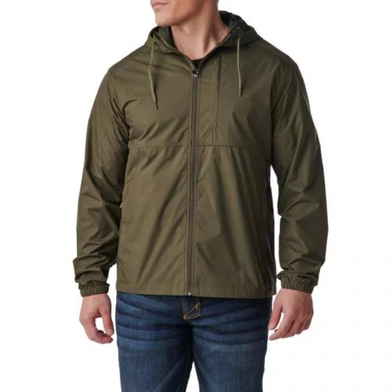 5.11 КУРТКА ДЕМИСЕЗОННАЯ RADAR PACKABLE JACKET RANGER GREEN 48368ABR-186