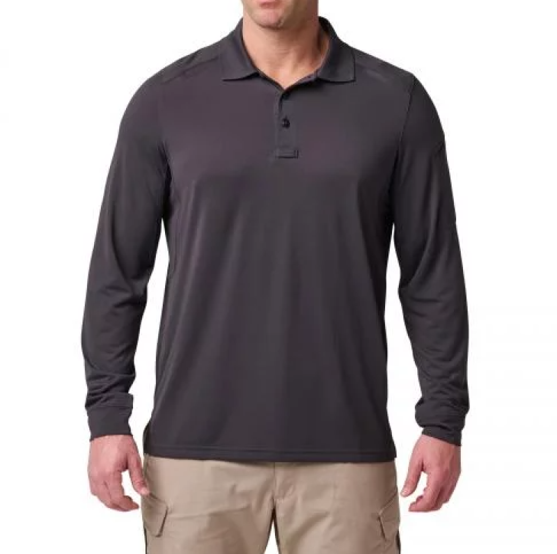 5.11 ПОЛО С ДЛИННЫМ РУКАВОМ HELIOS LONG SLEEVE POLO CHARCOAL 42022-018