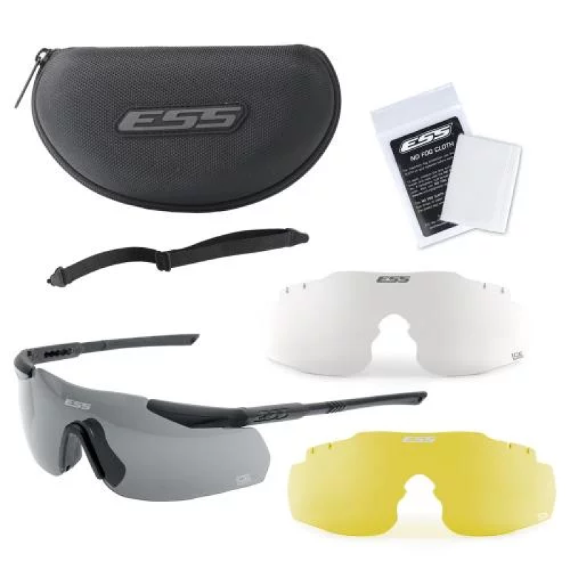 ESS ОКУЛЯРИ ЗАХИСНІ СЕРІЇ ICE NARO 3LS KIT BLACK 740-0017