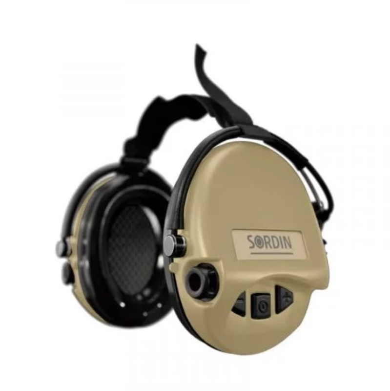 SORDIN НАУШНИКИ АКТИВНЫЕ SUPREME MIL AUX NECKBAND SAND 76308-05-S
