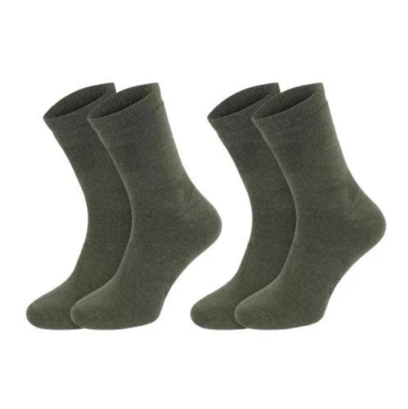 MIL-TEC ШКАРПЕТКИ ТРЕКІНГОВІ STURM MERINO SOCKS 2 ПАРИ OLIVE 13006301