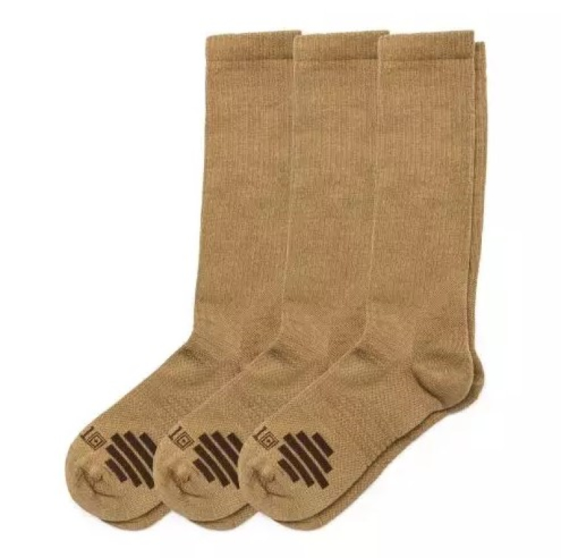 5.11 НОСКИ DUTY READY PLUS OTC SOCKS 3 ПАРЫ US DARK COYOTE 10045-389