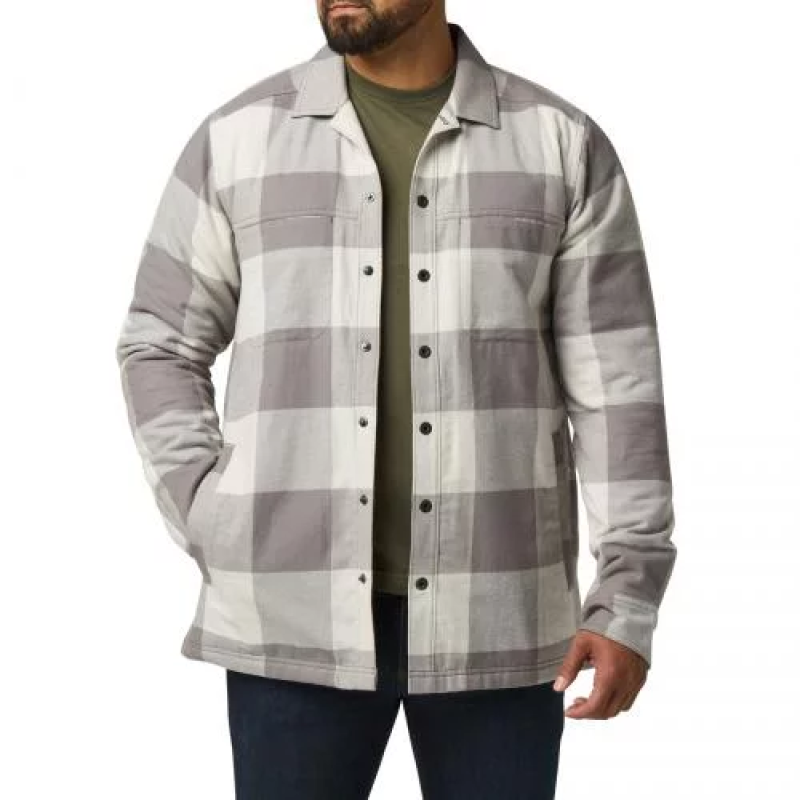 5.11 КУРТКА ТАКТИЧЕСКАЯ ДЕМИСЕЗОННАЯ SETH SHIRT JACKET OVERCAST GREY CHECK 78042-1151