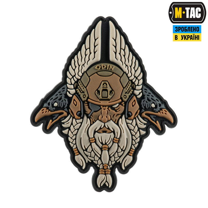 M-TAC НАШИВКА ODIN TACTICAL 3D PVC COYOTE