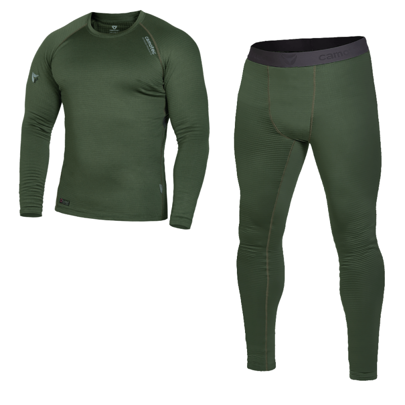 CAMO-TEC ТЕРМОБЕЛЬЕ POLARHEAT QUADRO STRETCH GREEN 6624