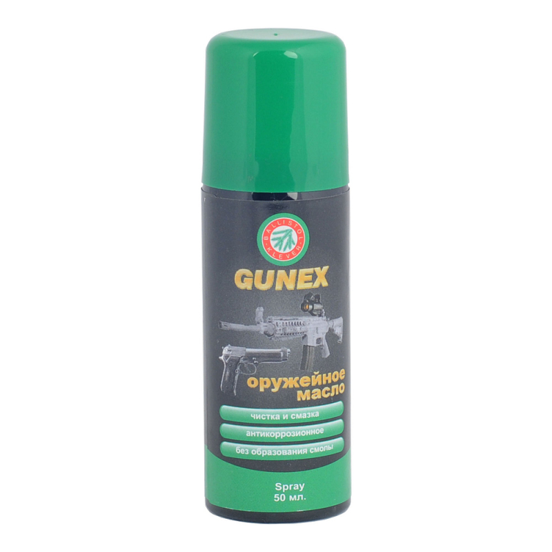 KLEVER BALLISTOL МАСЛО ЗБРОЙОВЕ GUNEX 50МЛ СПРЕЙ