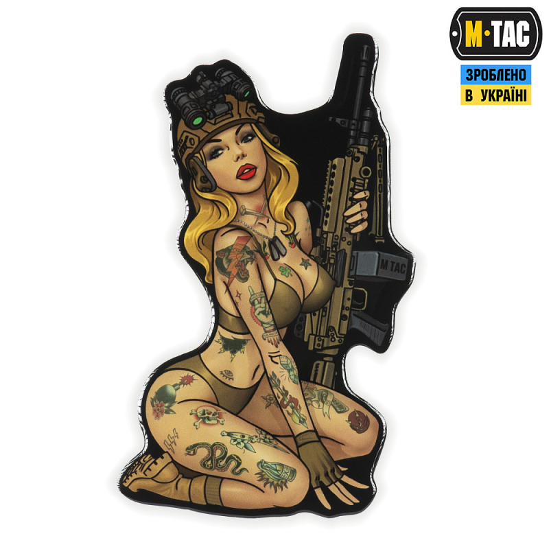 M-TAC НАКЛЕЙКА TACTICAL GIRL №5 HOOLIGAN