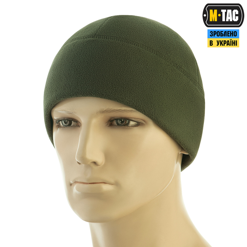 M-TAC ШАПКА WATCH CAP ELITE ФЛИС (320Г/М2) WITH SLIMTEX ARMY OLIVE
