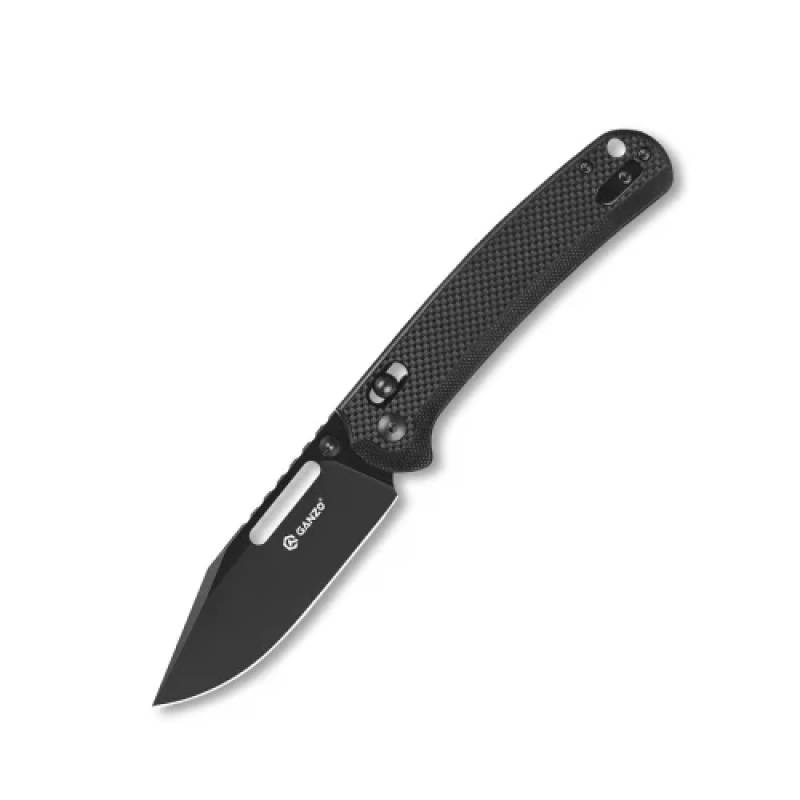 GANZO НОЖ СКЛАДНОЙ BLACK G768PT-BK