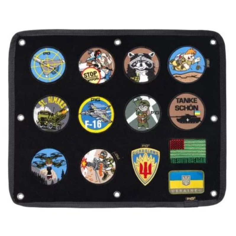 P1G-TAC ПАТЧ ПАНЕЛЬ VELCRO BLACK UA281-29860-BK