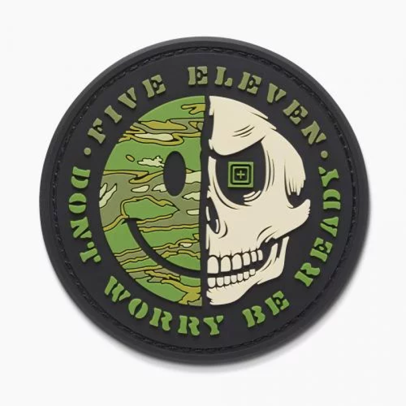 5.11 НАШИВКА DON'T WORRY BE READY PATCH BLACK 81993-019