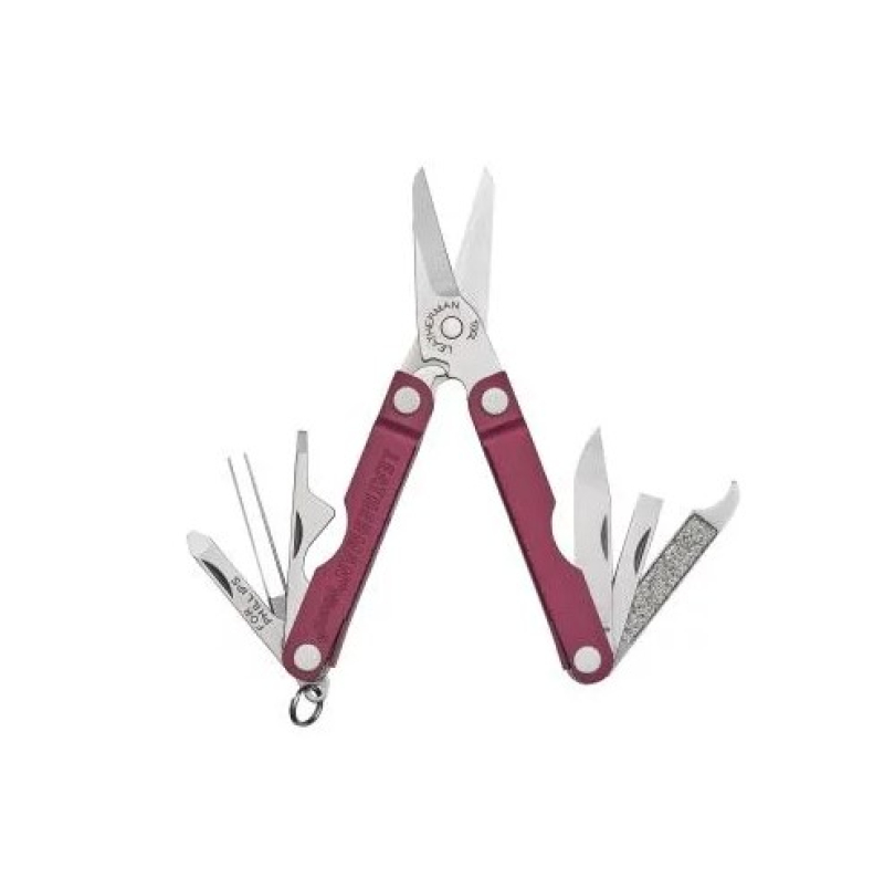 LEATHERMAN МУЛЬТИТУЛ БРЕЛОК MICRA CHERRY GARNET 833040