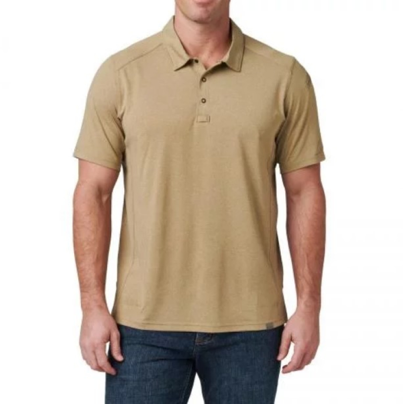 5.11 TACTICAL ПОЛО PARAMOUNT CHEST POLO ELMWOOD HEATHER 41298-1090