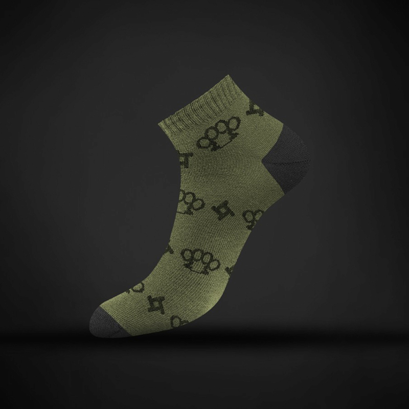 SVASTONE ШКАРПЕТКИ SKULL CRUSHER OLIVE
