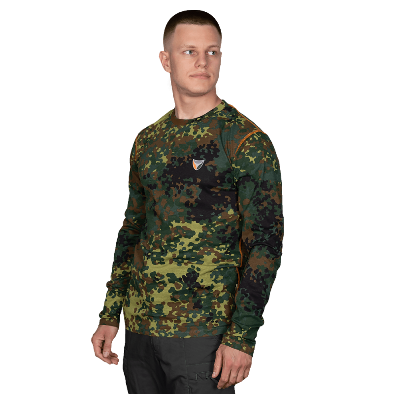 CAMO-TEC ЛОНГСЛИВ BASIC 2.0 COTTON FLECKTARN 2365