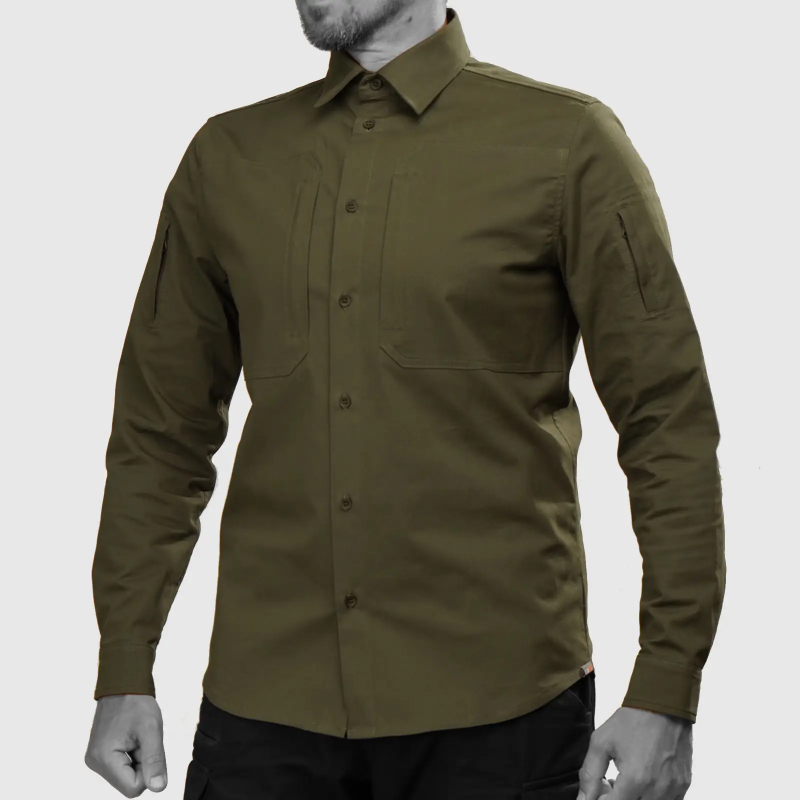 UATAC СОРОЧКА PRESIDENT LINE DARK OLIVE 523125