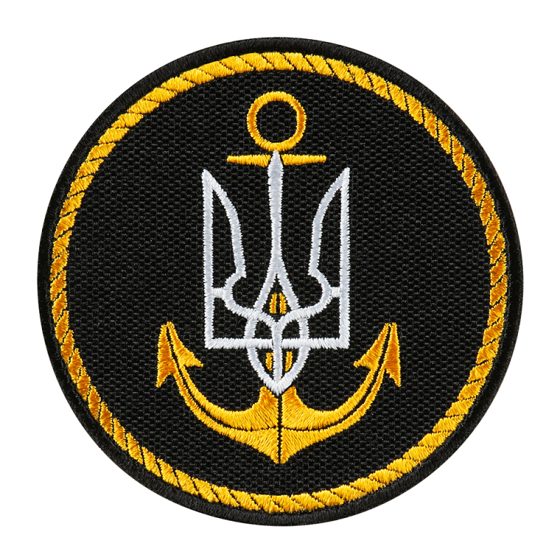ШЕВРОН МОРСЬКА АВІАЦІЯ ВМС ТРИЗУБ БІЛИЙ
