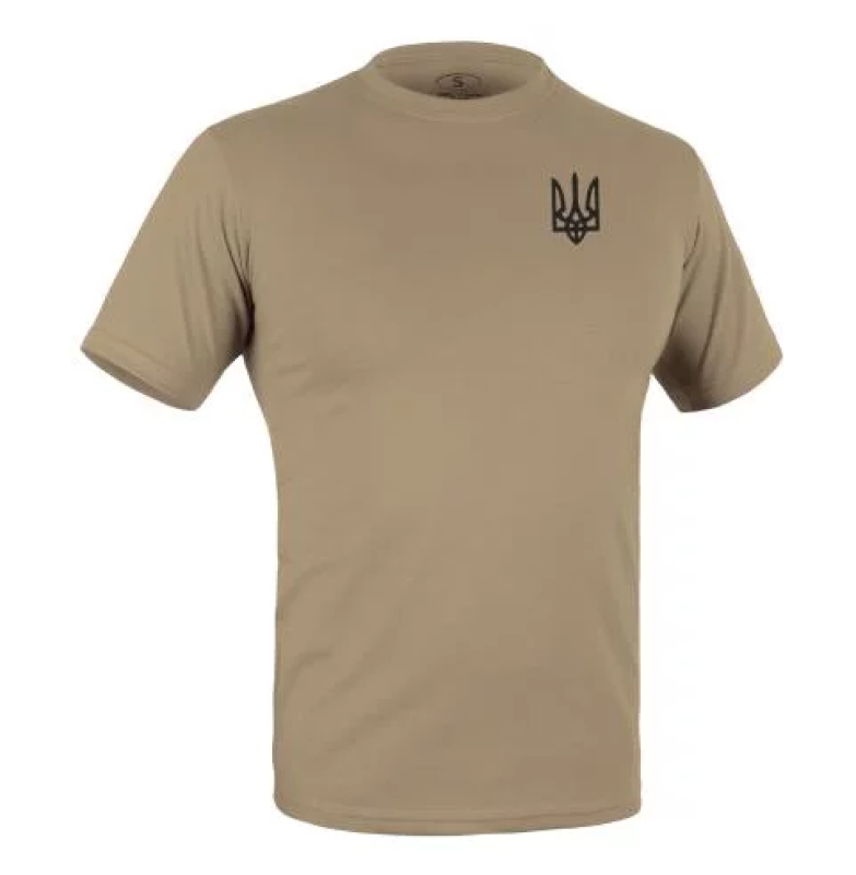 P1G-TAC ФУТБОЛКА С ПРИНТОМ ТРИЗУБ LOGO TAN UA281-29891-TN-TRL
