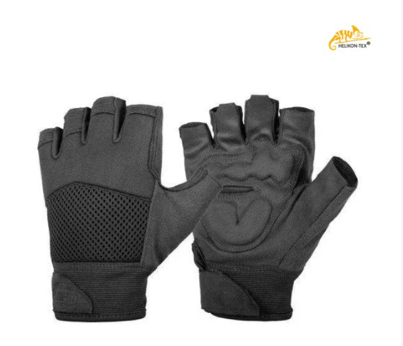 HELIKON-TEX ПЕРЧАТКИ HALF FINGER MK2 BLACK 21610 (RK-HF2-NE-01)