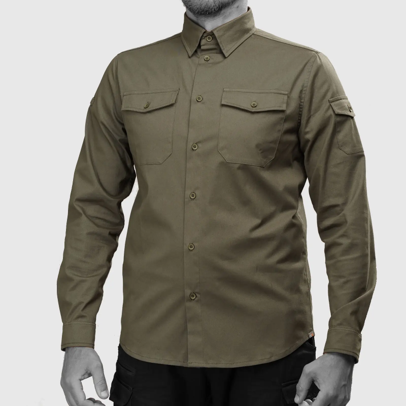 UATAC СОРОЧКА PRESIDENT LINE LIGHT OLIVE 523225