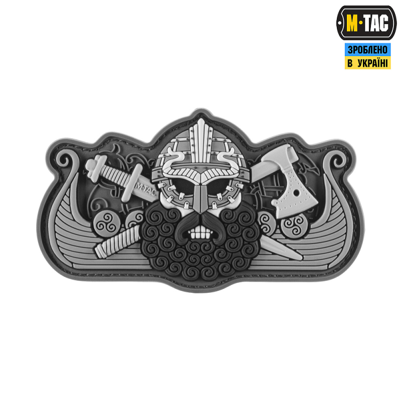 M-TAC НАШИВКА VIKING’S DRAKKAR BLACK/GREY