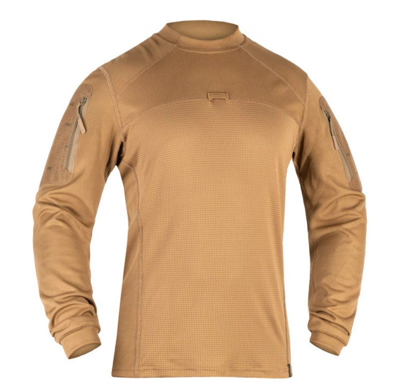 P1G-TAC ФУТБОЛКА ПОЛЬОВА LACERTA L/S COYOTE BROWN UA281-29854-LS-CB