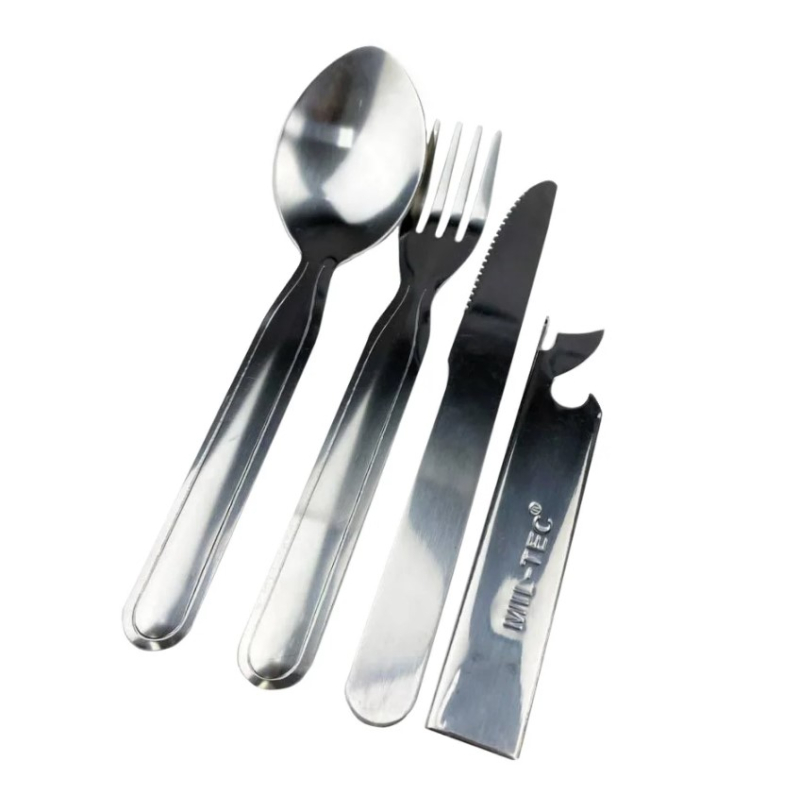 MIL-TEC СТОЛОВИЙ НАБІР ARMY EATING UTENSIL 3-PC НЕРЖАВІЙКА 14622600
