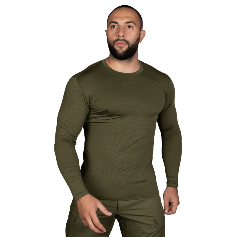 CAMO-TEC ЛОНГСЛИВ COOLTOUCH OLIVE 2263