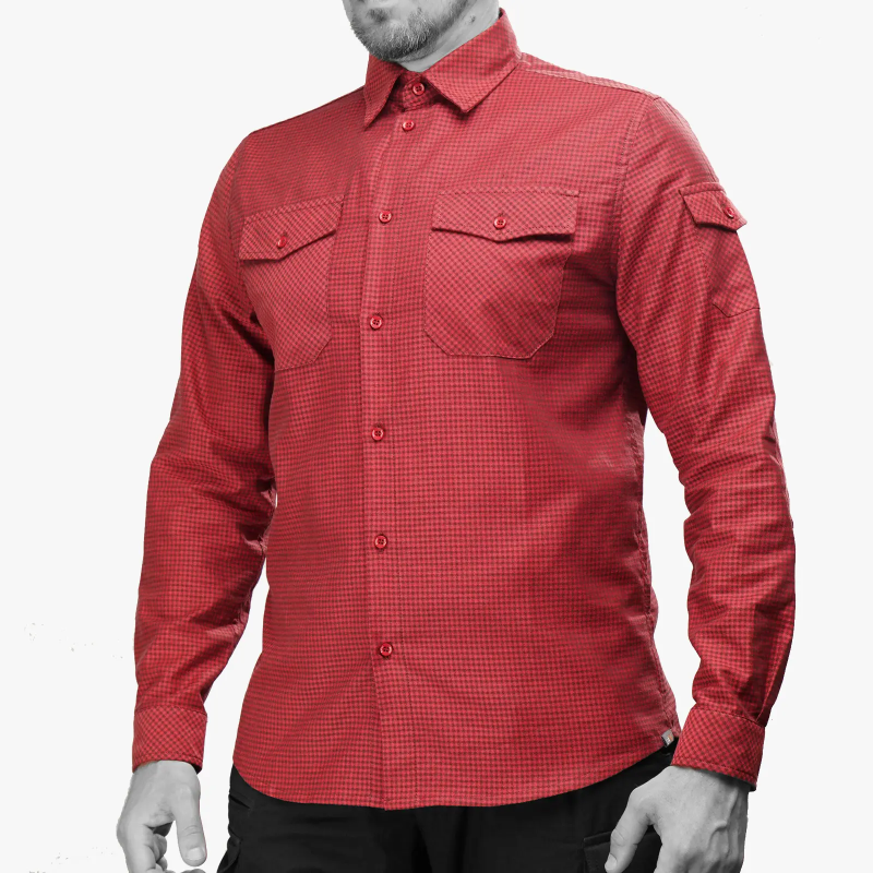 UATAC СОРОЧКА PLAID RED 5124