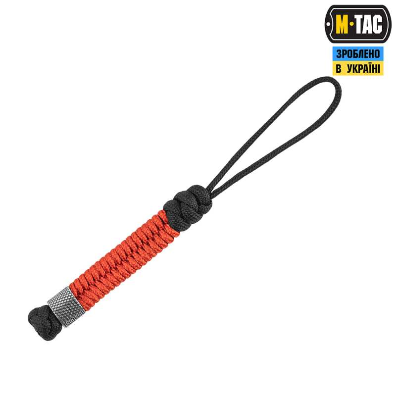 M-TAC ТЕМЛЯК FISH&CYLINDRE STEEL BLACK&RED