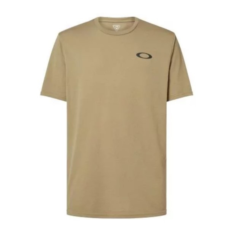 OAKLEY ФУТБОЛКА С ПРИНТОМ SI BUILT TO PROTECT TEE TAN FOA404137-9BU