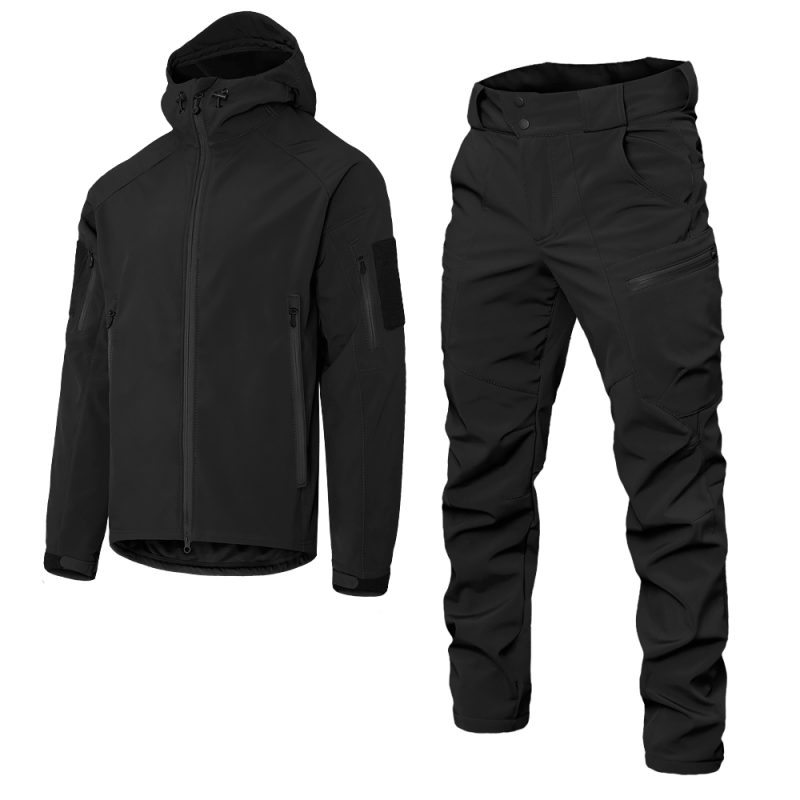 CAMO-TEC КОСТЮМ SOFTSHELL 2.0 BLACK 2436