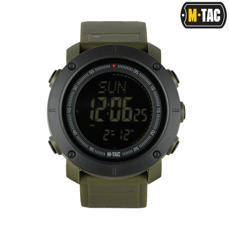 M-TAC ЧАСЫ ТАКТИЧЕСКИЕ С КОМПАСОМ 2095 ARMY GREEN