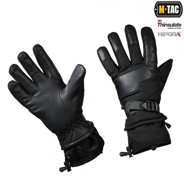 M-TAC РУКАВИЦІ ЗИМОВІ POLAR TACTICAL THINSULATE BLACK
