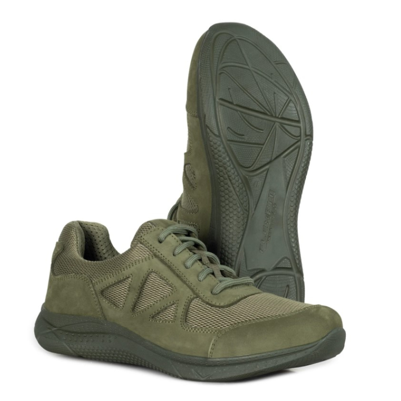 TAILOR КРОССОВКИ ТАКТИЧЕСКИЕ ЯГУАР ЛЕТНИЕ НУБУК С 3D-СЕТКОЙ OLIVE 90315101