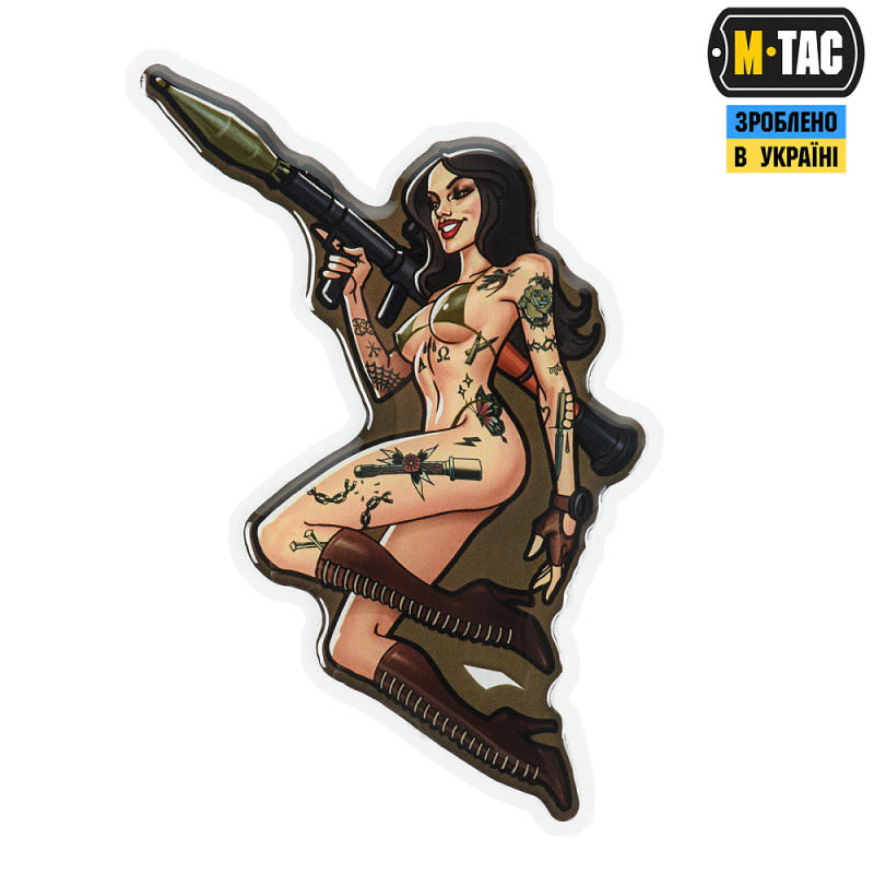 M-TAC НАКЛЕЙКА TACTICAL GIRL №9 РПГ ХУЛИГАН